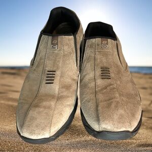 Skechers Men’s Brown Suede Slip On Shoes Size 14 Sparta 2.0 Cotbino 52702 Tan
